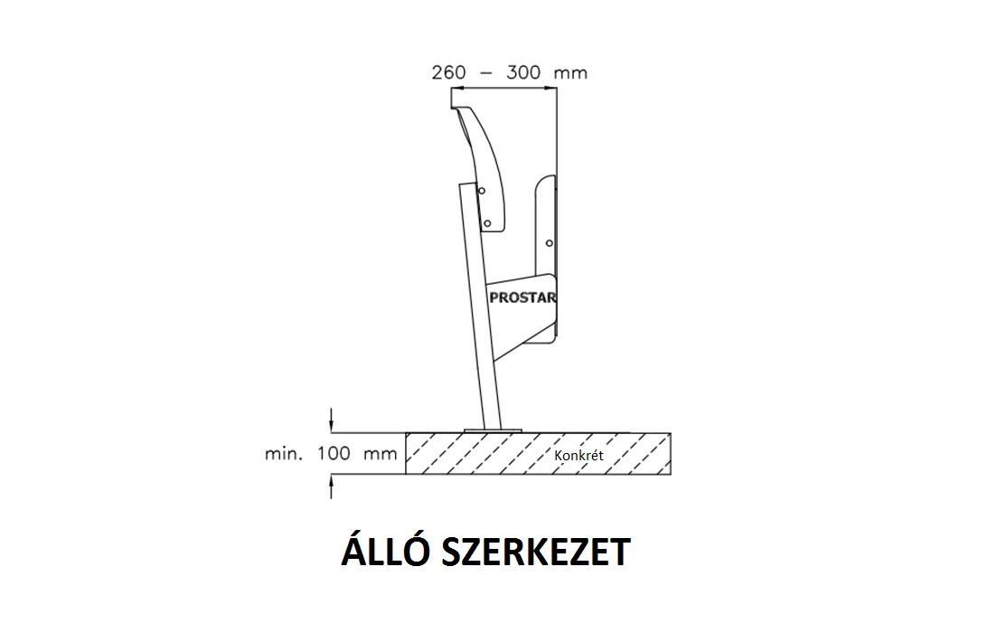 álló szerkezet Stadion ülőke 